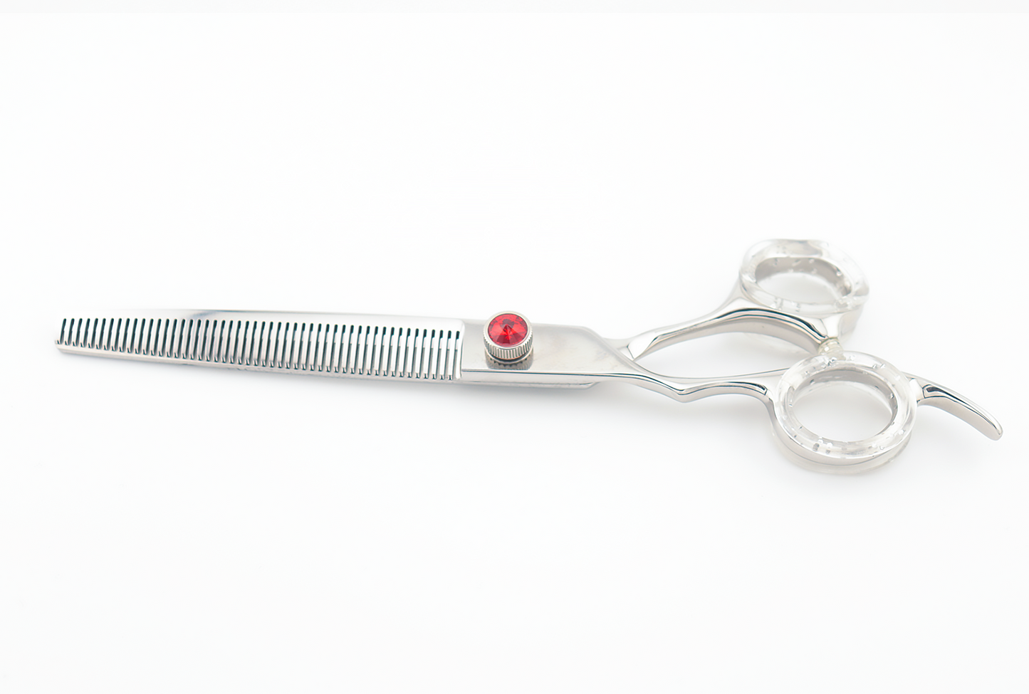 Pawfection Shears by Myke Ross 7" Red Gem Thinners LEFTY