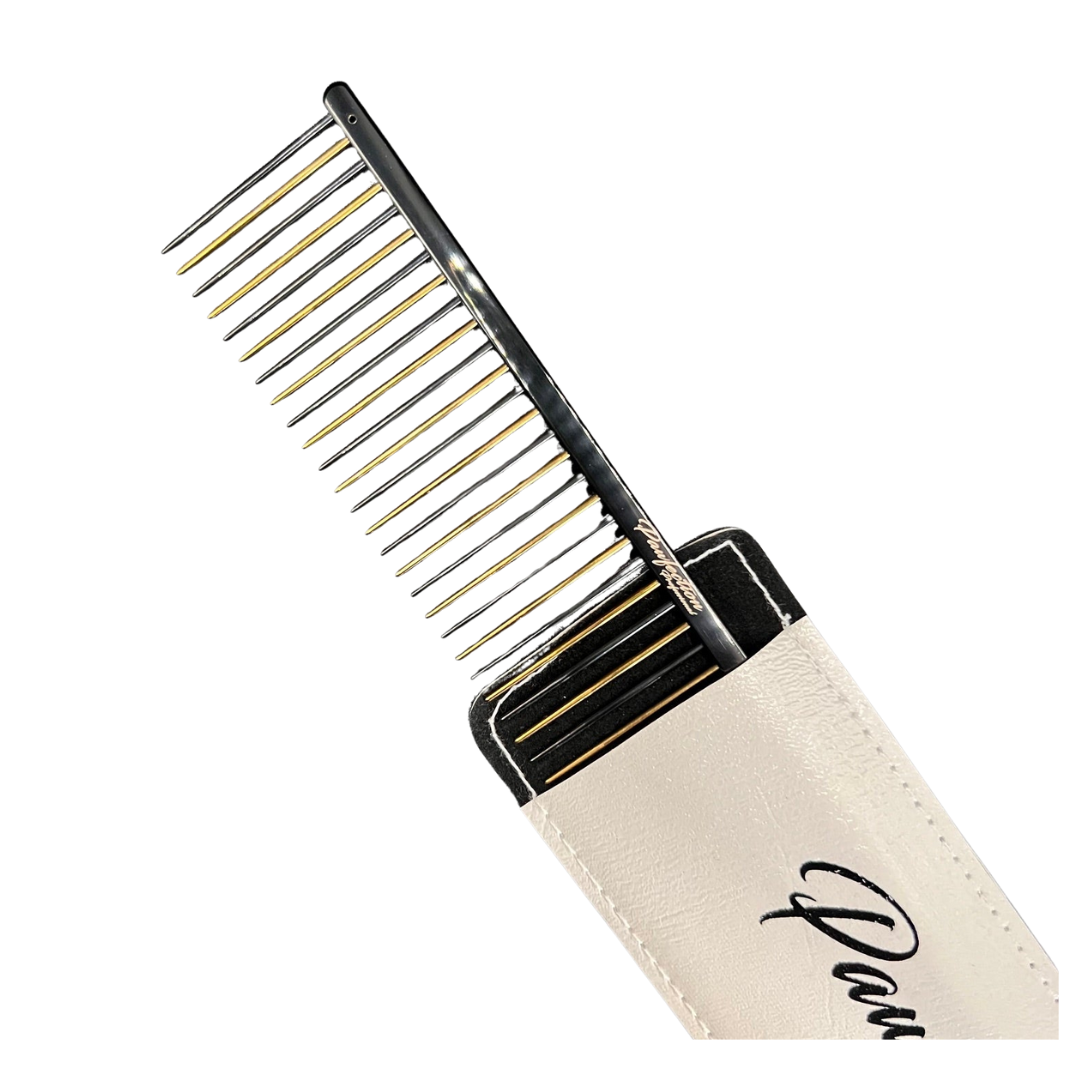 Coarse Comb 7" Black & Gold
