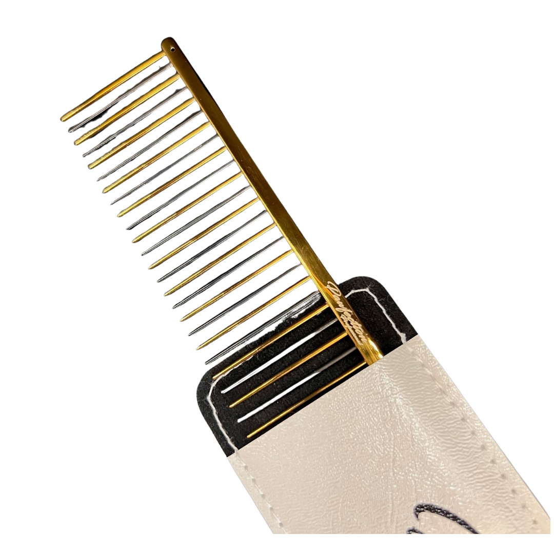Coarse Comb 7" Gold & Black