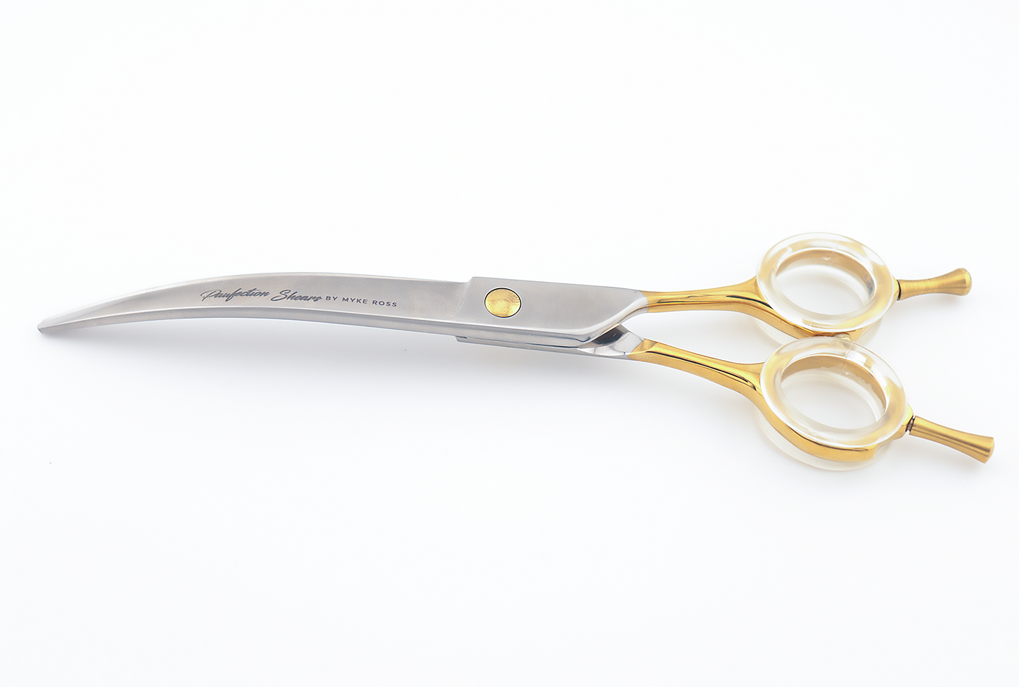 Pawfection Shears by Myke Ross 7" Gold Handle Curves