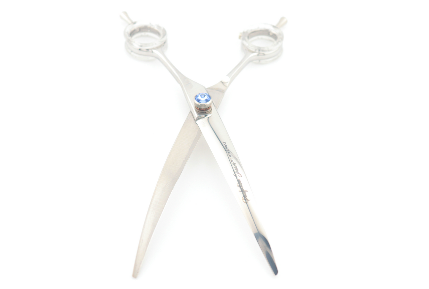 Pawfection Shears by Myke Ross Curved 7.5" Blue Gem
