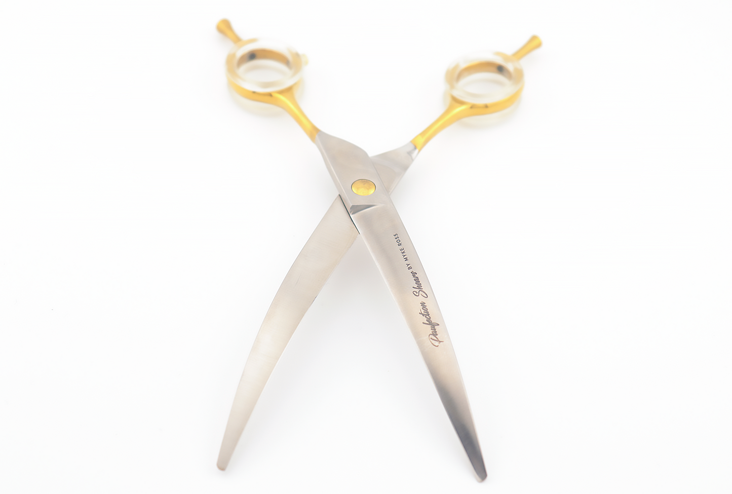Pawfection Shears by Myke Ross 7" Gold Handle Curves