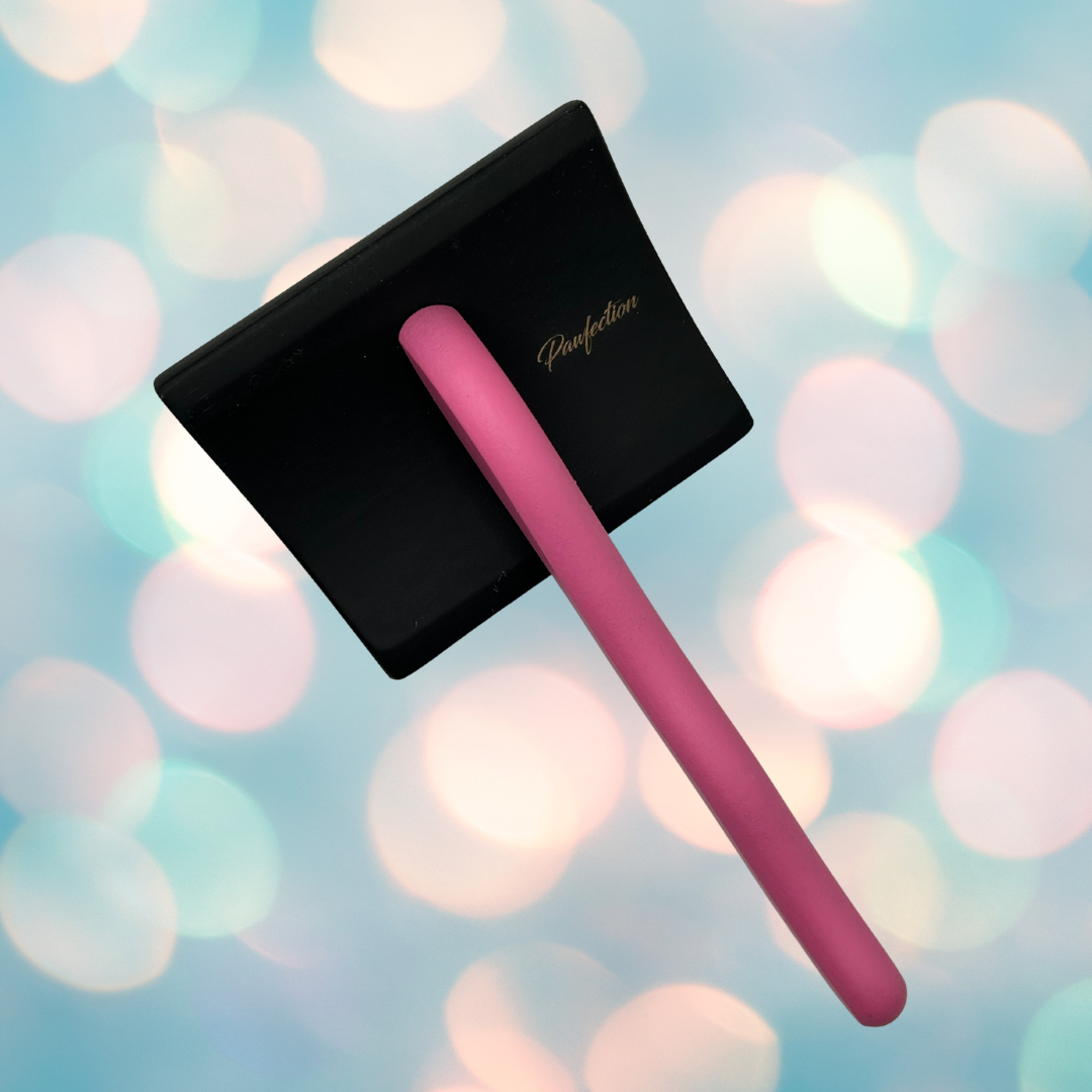 Pawfection Professional Small Wooden Fluffer Slicker Brush
