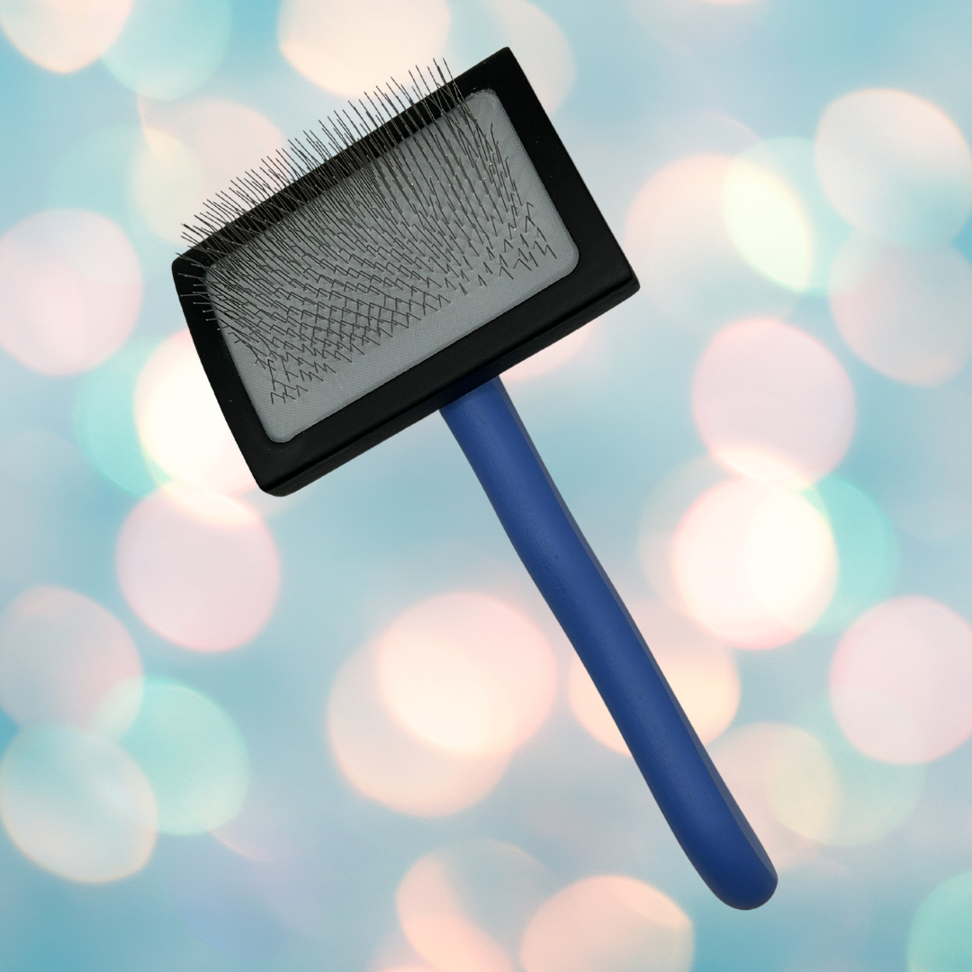 Pawfection Professional Small Wooden Fluffer Slicker Brush