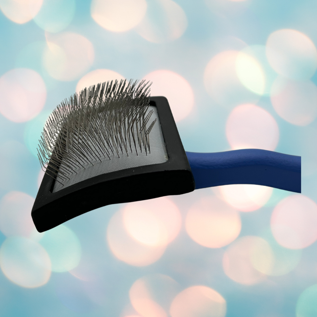 Pawfection Professional Small Wooden Fluffer Slicker Brush
