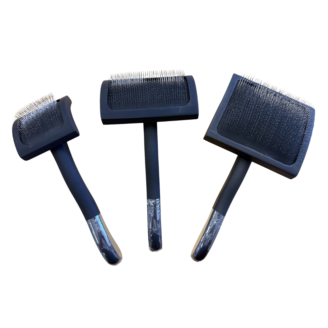 Pawfection Professional Extra-Firm (12mm pins) Wooden Handle Slicker