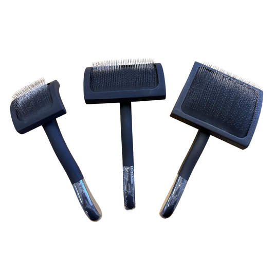 Pawfection Professional Extra-Firm (12mm pins) Wooden Handle Slicker