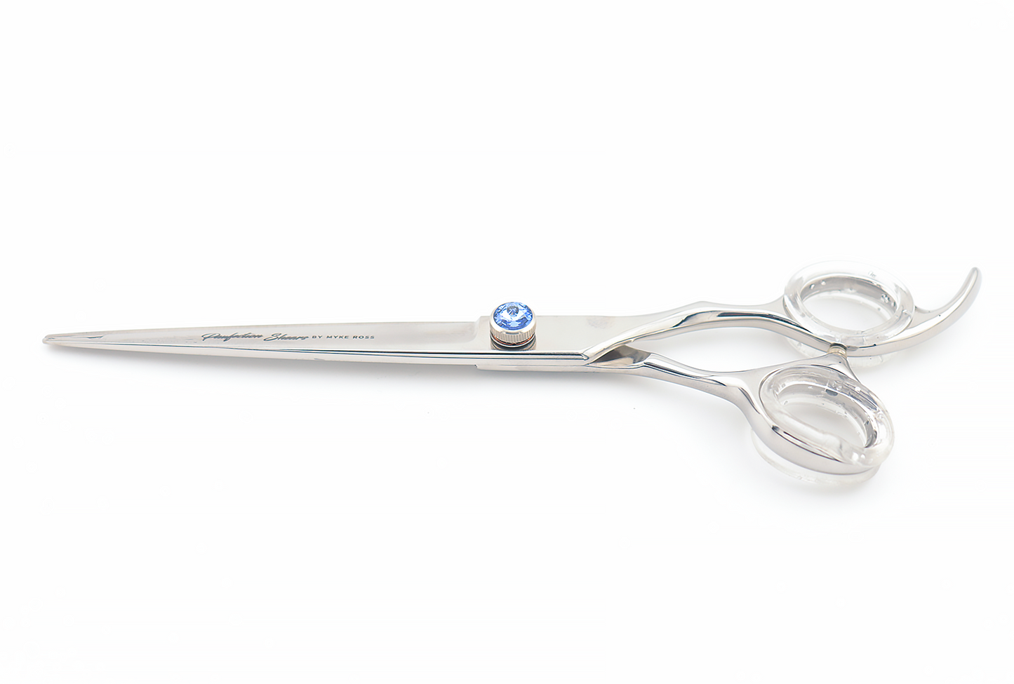 Pawfection Shears by Myke Ross Straight 7.5" Blue Gem