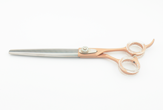 Pawfection Shears by Myke Ross Rose Gold Thinner 7.5"