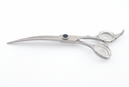 Pawfection Shears by Myke Ross 7" Curves Black Gem