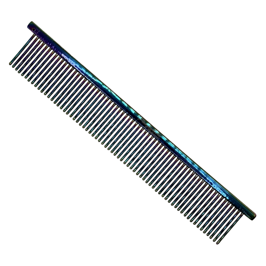5.5" Pawfection Professional Multicolor Titanium Fine Comb