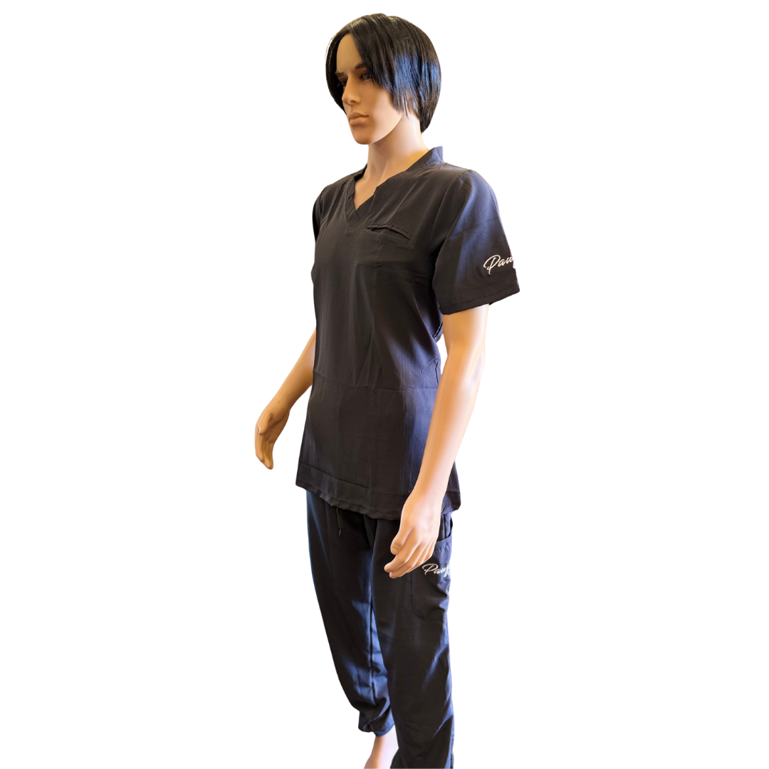 Pawfection Professional Scrubs Top, Dark Grey