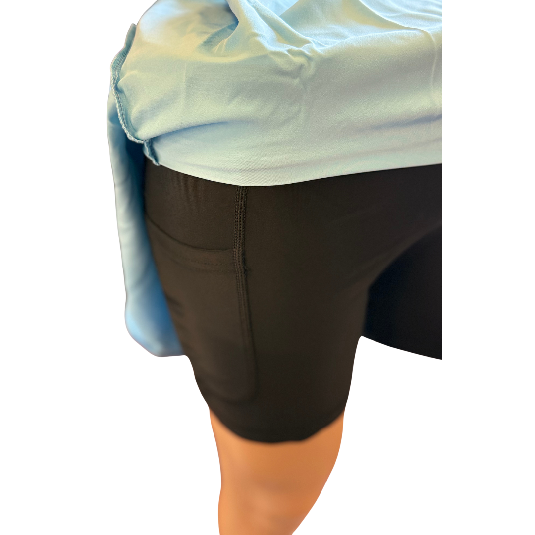 Pawfection Professional Groomers Skorts, Baby Blue