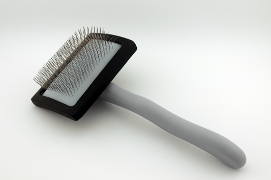 Pawfection Professional Small Wooden Fluffer Slicker Brush
