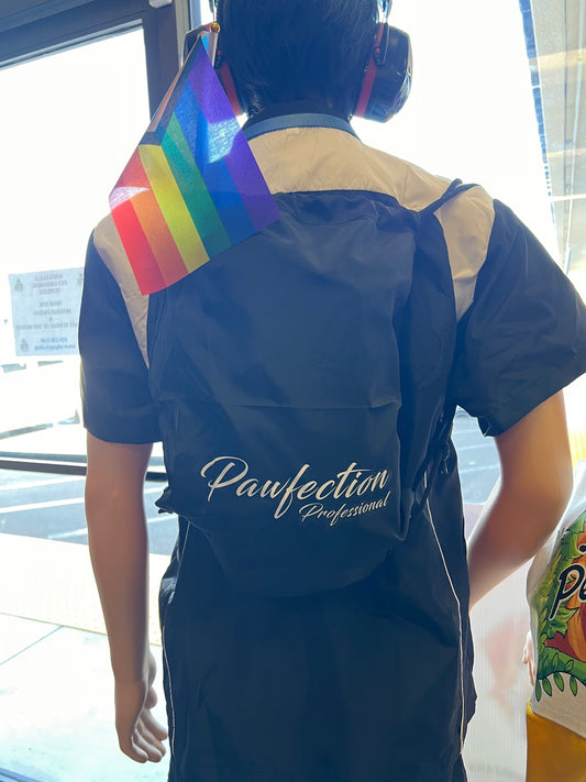 Pawfection Professional Black Drawstring Bag