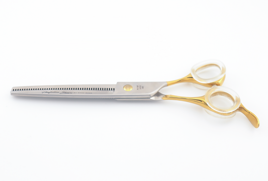 Pawfection Shears by Myke Ross 7" Gold Handle Thinners 45 Teeth