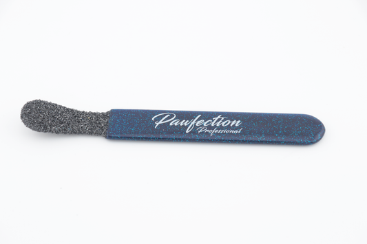 Curved Stripping File w/ Blue Glitter Handle