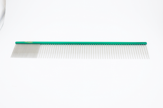 Poodle Comb 10.5" Green