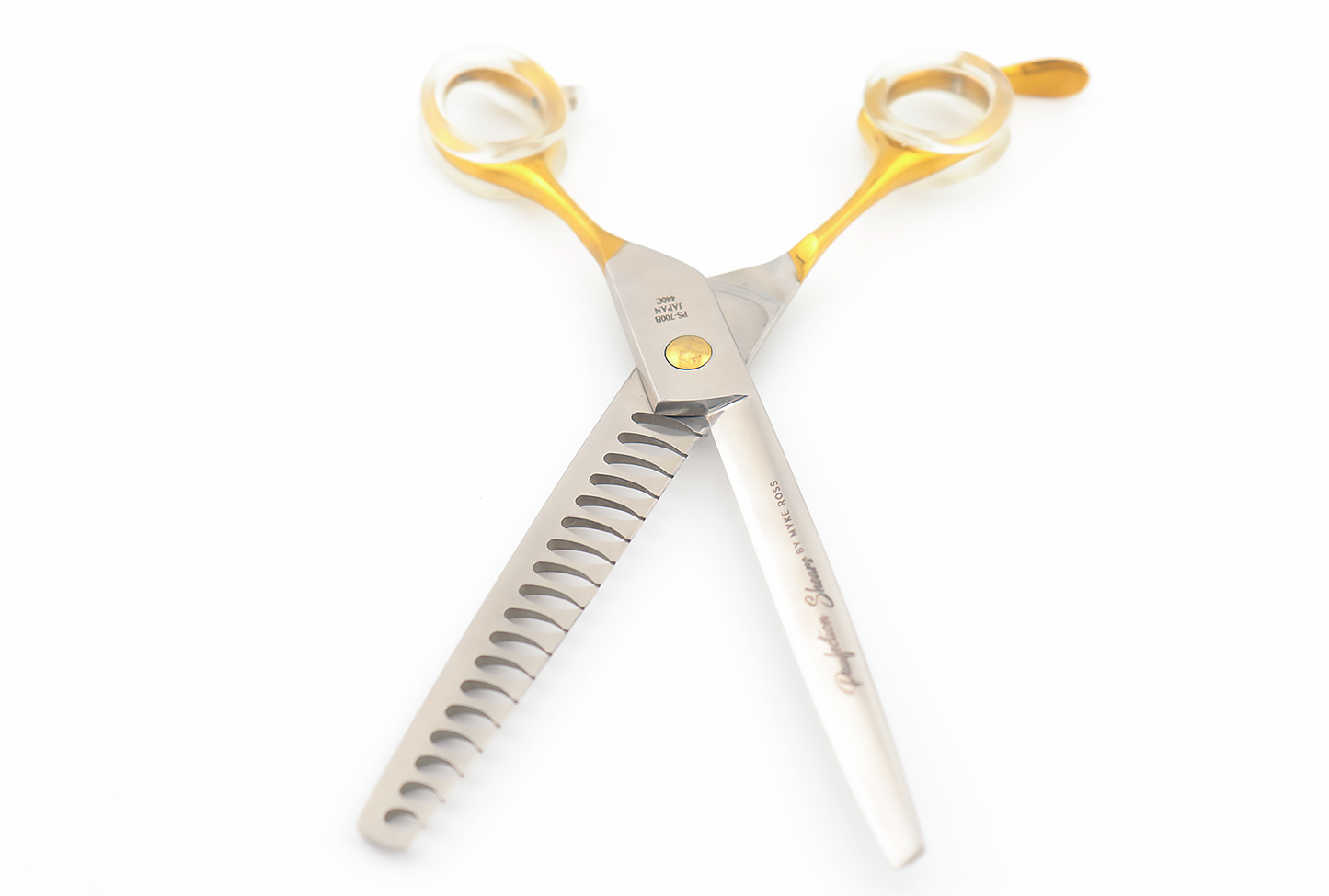 Pawfection Shears by Myke Ross 7" Gold Handle Chunkers