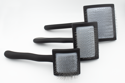 Pawfection Wooden Slicker Brush Black