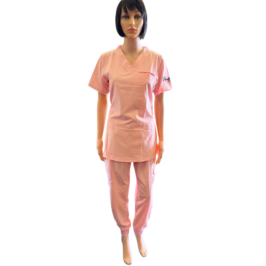 Pawfection Professional Scrubs Bottom, Baby Pink