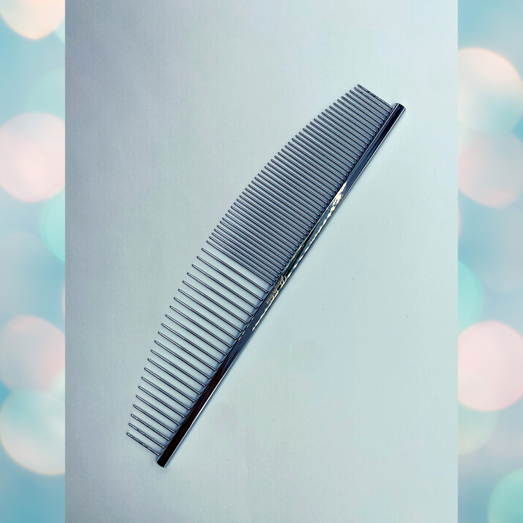Pawfection Silver Half Moon Comb