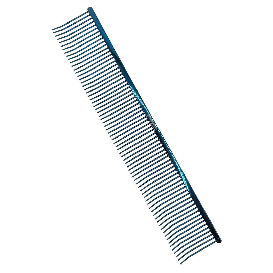 8.5" Pawfection Professional Bent Tip Titanium Comb