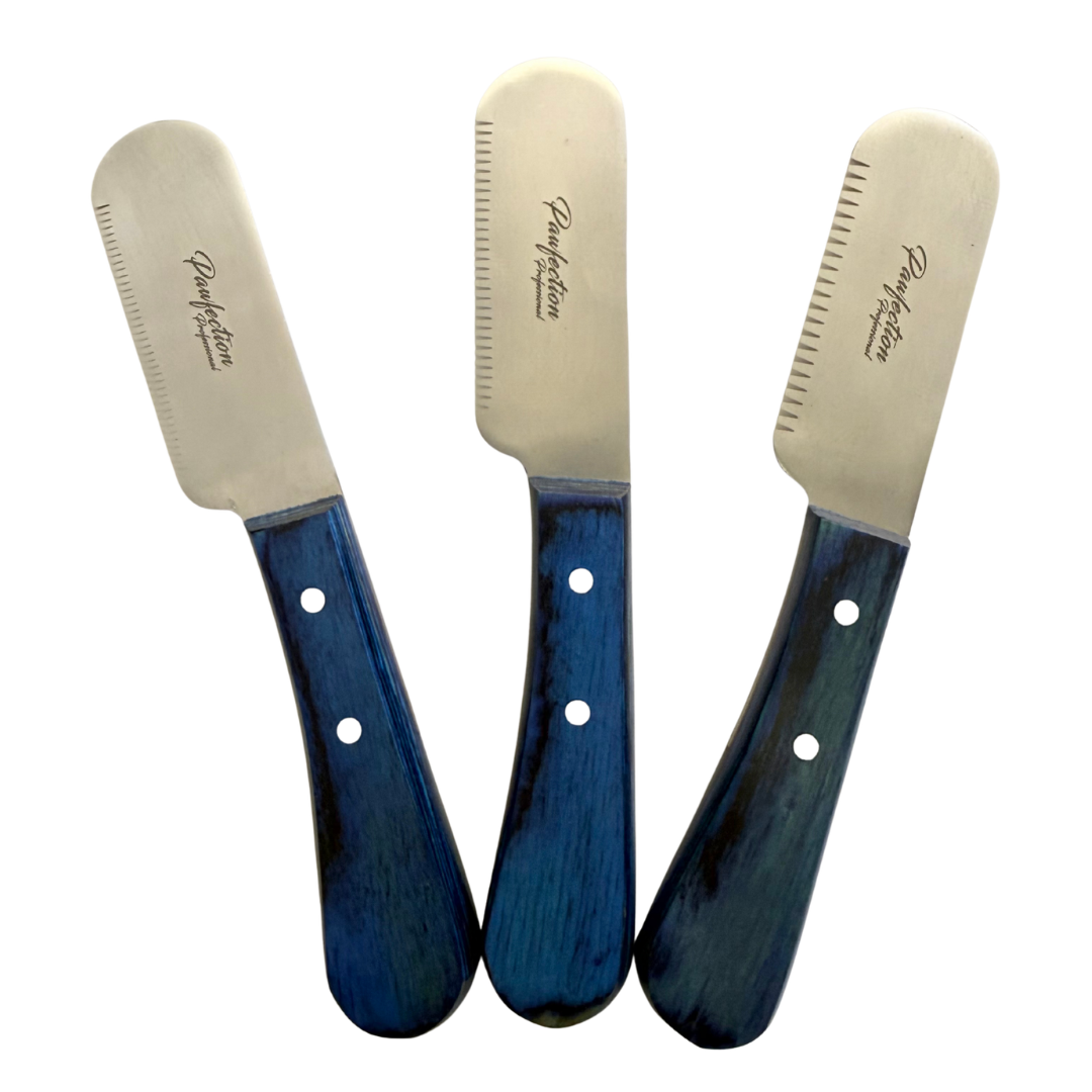 Pawfection Professional Carding Knife Set of 3