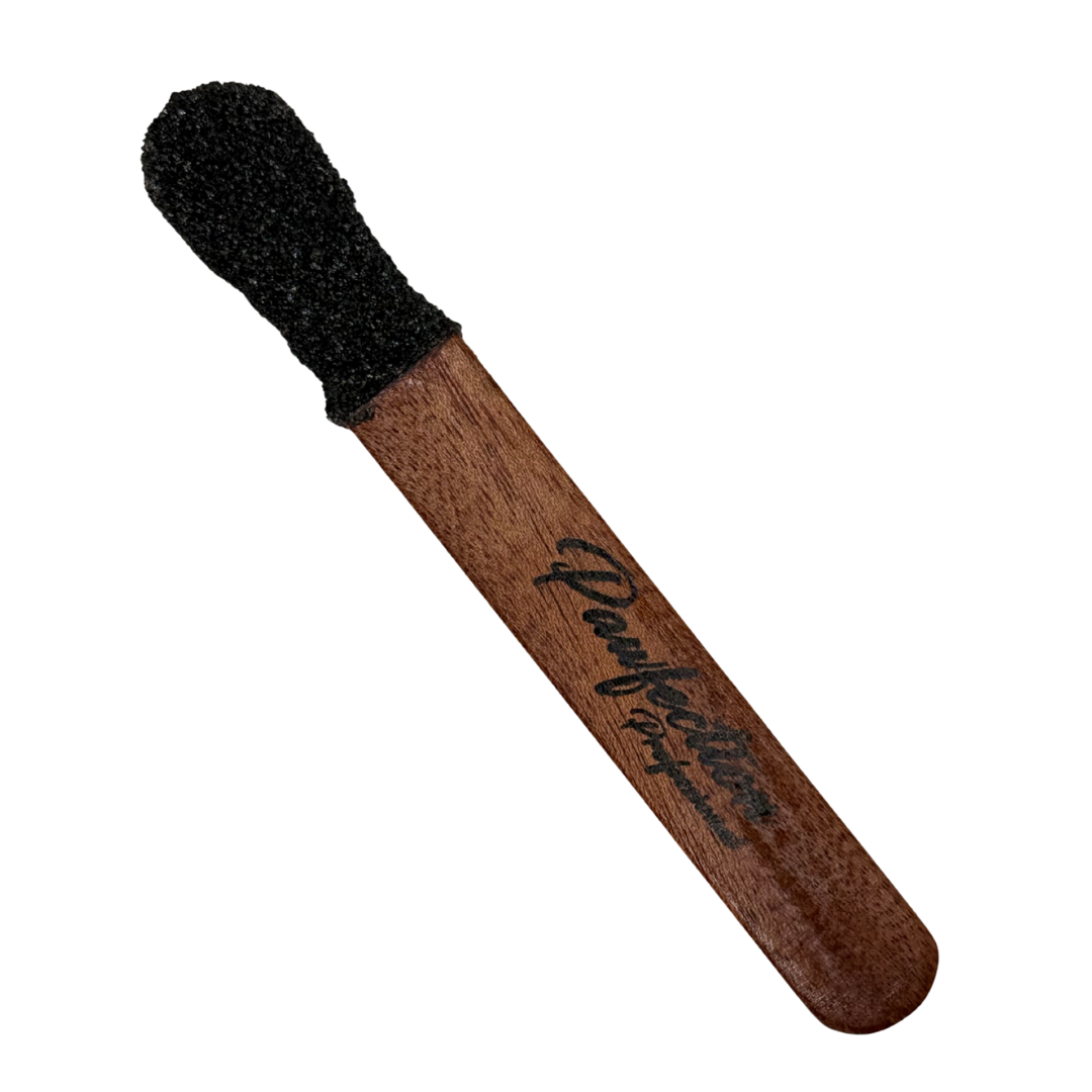 Curved Stripping File with Wooden Handle