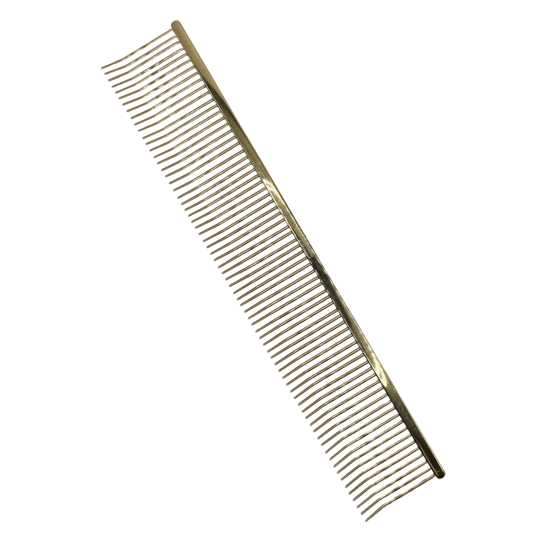 8.5" Pawfection Professional Bent Tip Titanium Comb