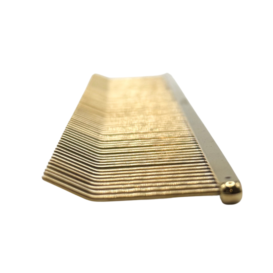 8.5" Pawfection Professional Bent Tip Titanium Comb
