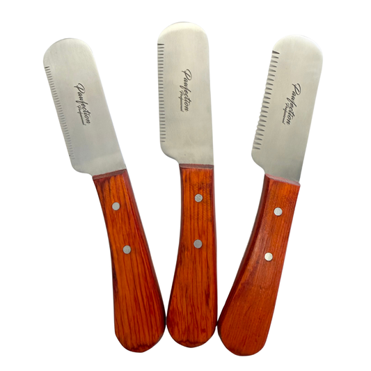 Pawfection Professional Carding Knife Set of 3
