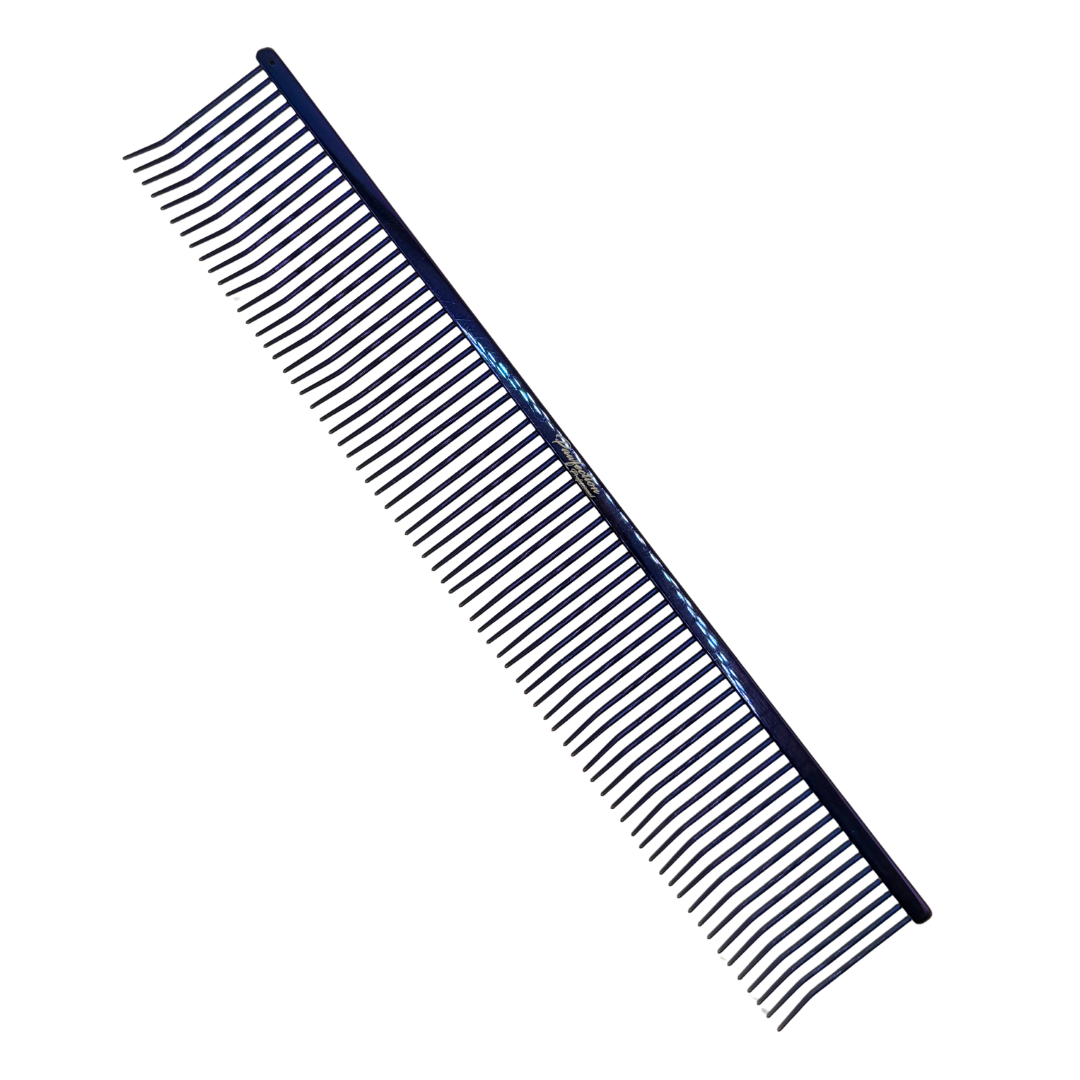 8.5" Pawfection Professional Bent Tip Titanium Comb