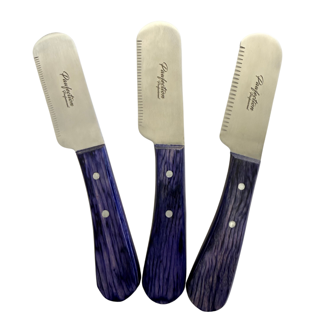 Pawfection Professional Carding Knife Set of 3
