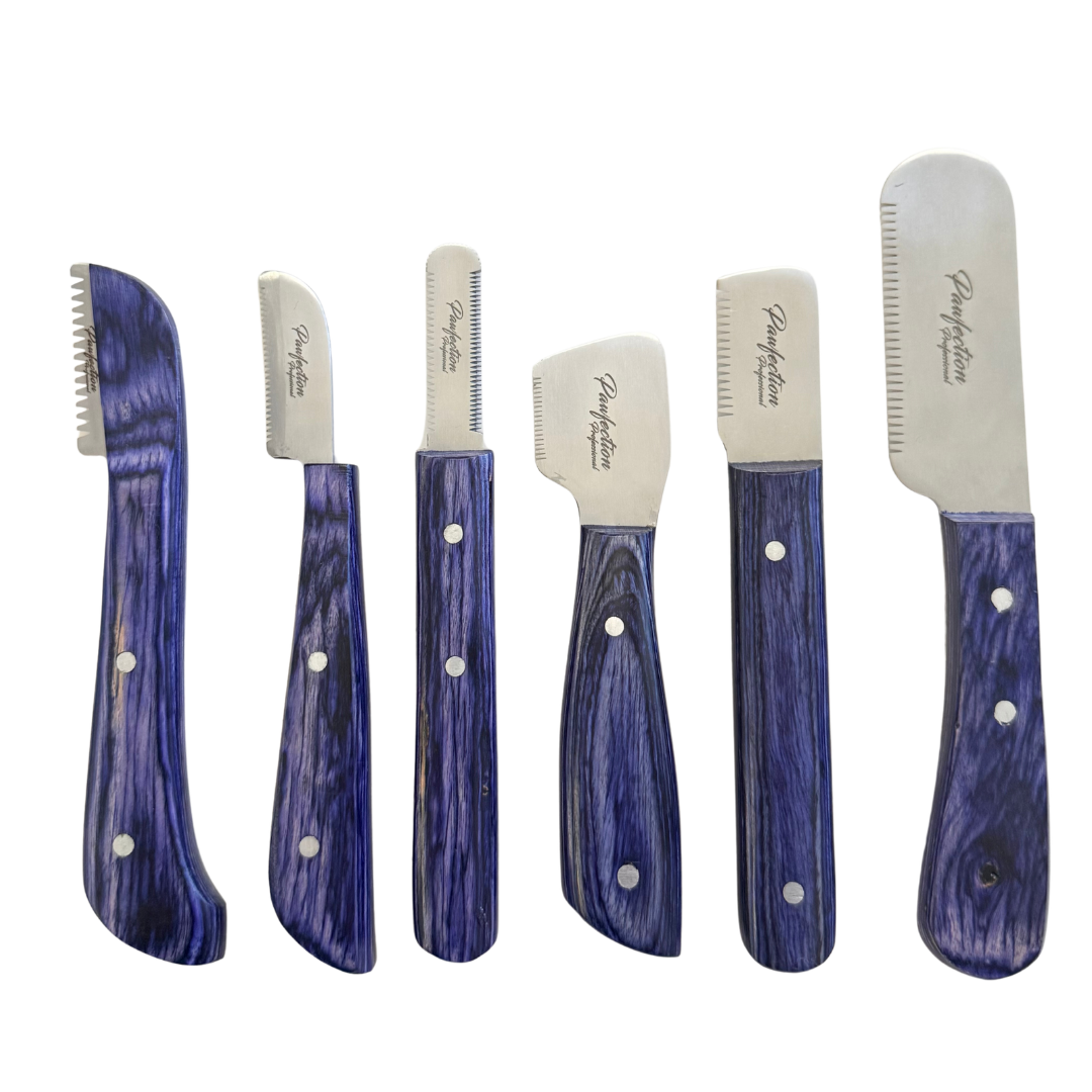 Pawfection Professional Hand Stripping Knife Set of 6