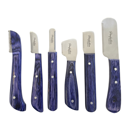 Pawfection Professional Hand Stripping Knife Set of 6