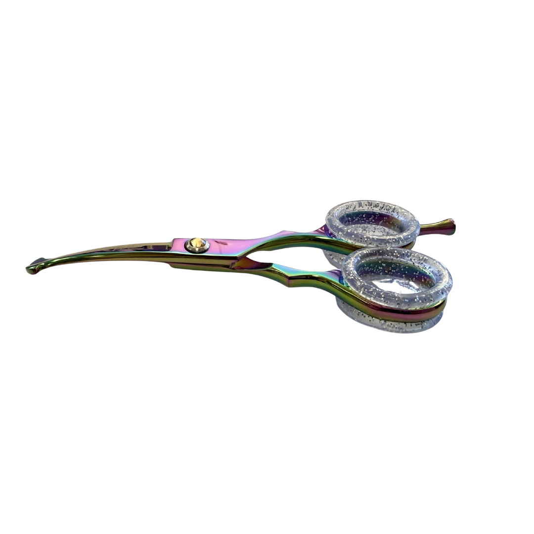 Pawfection Professional 5" Multicolor with Yellow Gem Mini Shears